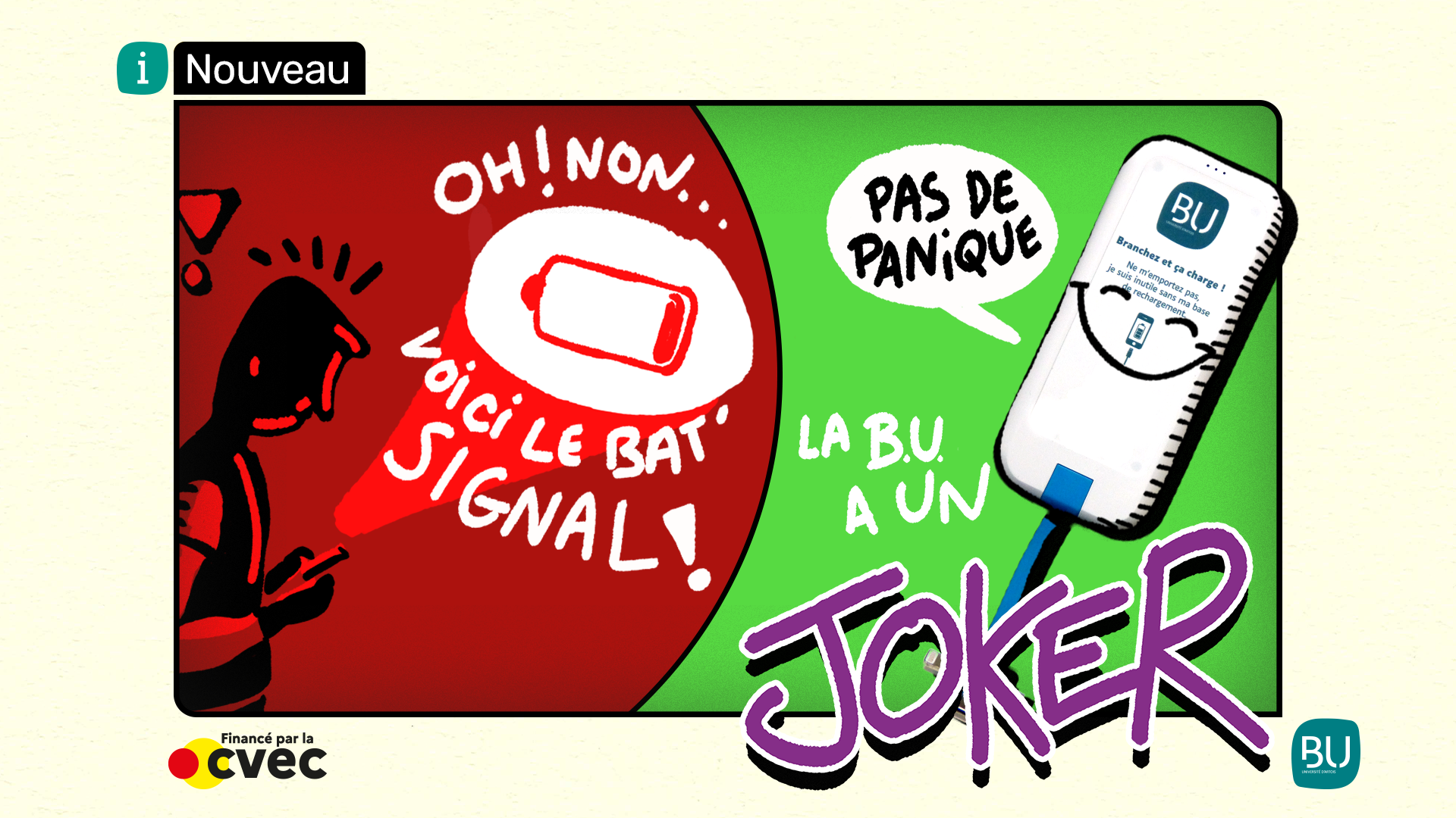 Prêt de batteries externes